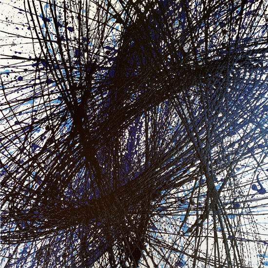 Immagine di Blu - Quadro moderno astratto