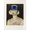 Immagine di Donna con cappello blu