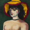Immagine di Donna con cappello giallo