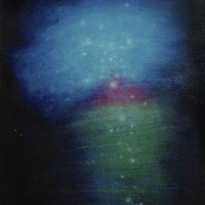 Immagine di Nebula RGB (back) - Quadro moderno astratto