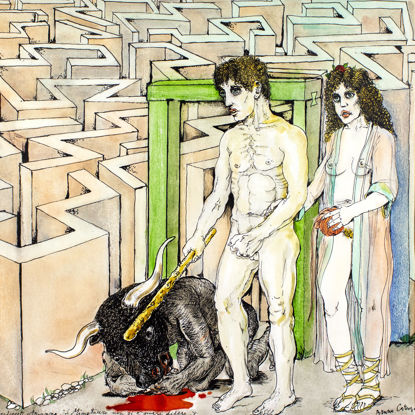 Immagine di Teseo e Arianna nel labirinto