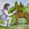 Immagine di Odisseo e il cane Argo