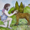 Immagine di Odisseo e il cane Argo