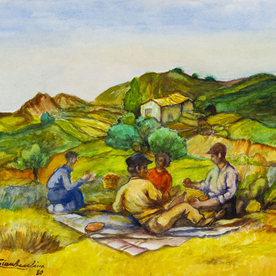 Immagine di Bozzetto di “Dejeuner sur l'herbe”