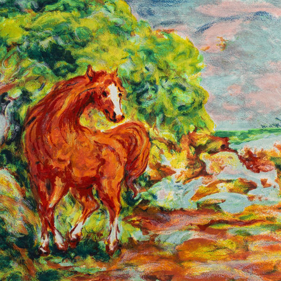 Immagine di Il cavallo rosso