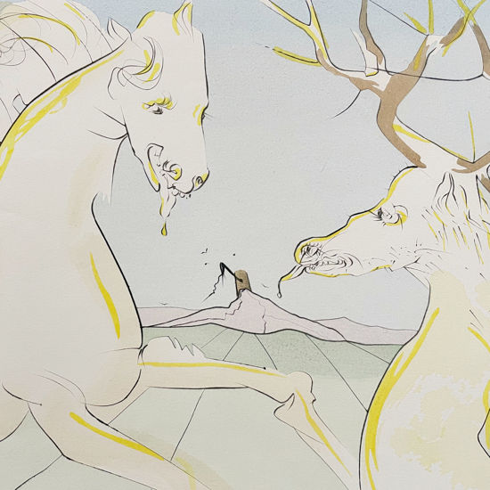 Immagine di Le cheval s'étant voulu venger du cerf