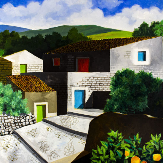 Immagine di Paesaggio rustico (opera unica)