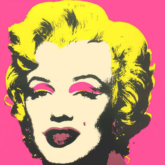 Immagine di Marilyn Monroe (fucsia)