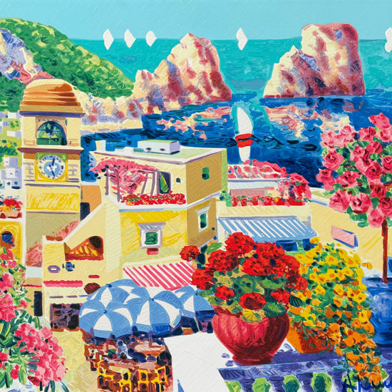Immagine di Tra sogno e realtà Capri piazzetta