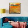Immagine di Spighe tra le dune - Quadro moderno astratto