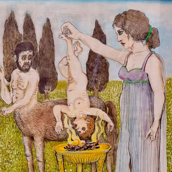 Immagine di Teti rende invulnerabile Achille