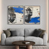Immagine di Flussi cromatici  (blu/bianco) 01