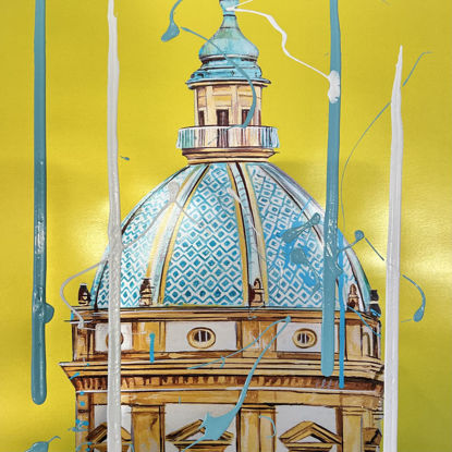 Immagine di Cup Metal Pop (Giallo) – Cupola della chiesa del Gesù di Casa Professa