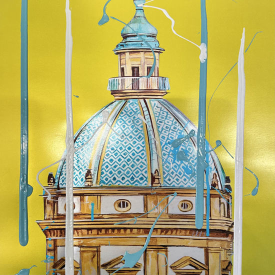 Immagine di Cup Metal Pop (Giallo) – Cupola della chiesa del Gesù di Casa Professa