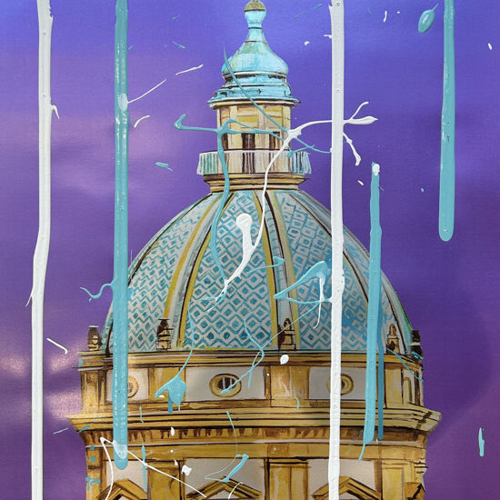 Immagine di Cup Metal Pop (Viola) – Cupola della chiesa del Gesù di Casa Professa