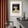Immagine di Donna con cappello blu
