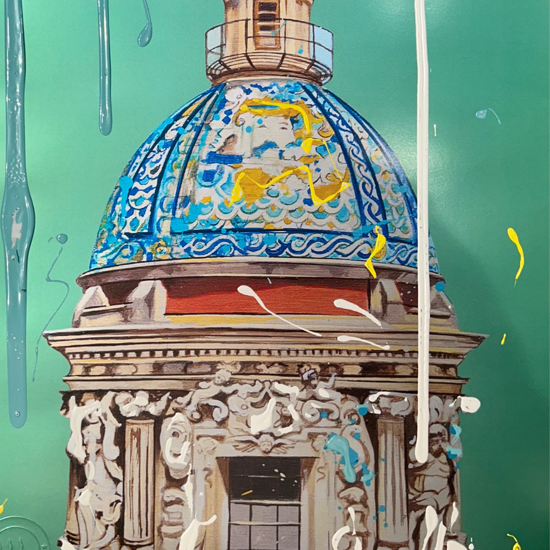 Immagine di Cup Metal Pop (Tiffany) – Cupola della chiesa del Carmine Maggiore