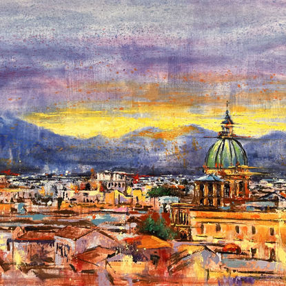 Immagine di Palermo al tramonto