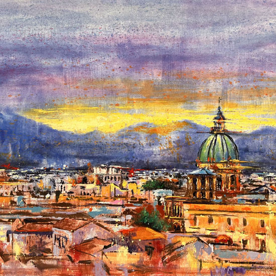 Immagine di Palermo al tramonto