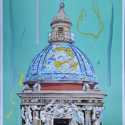 Immagine di Cup Metal Pop (Tiffany) – Cupola della chiesa del Carmine Maggiore