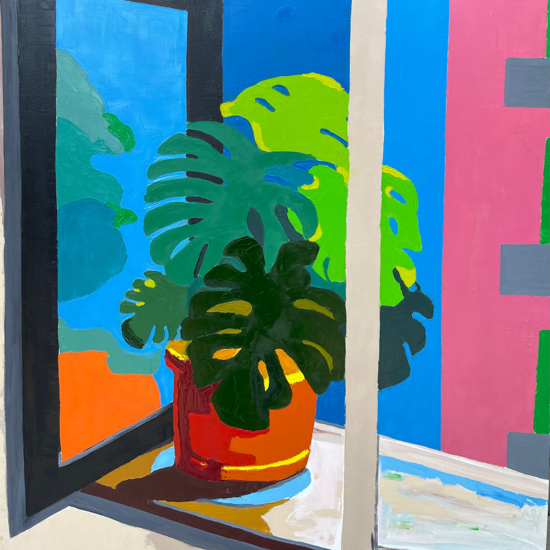 Immagine di Monstera alla finestra